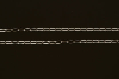 Petite Paperclip Chain Bracelet by Lane &amp; Kate in 14kt yellow gold, laid flat