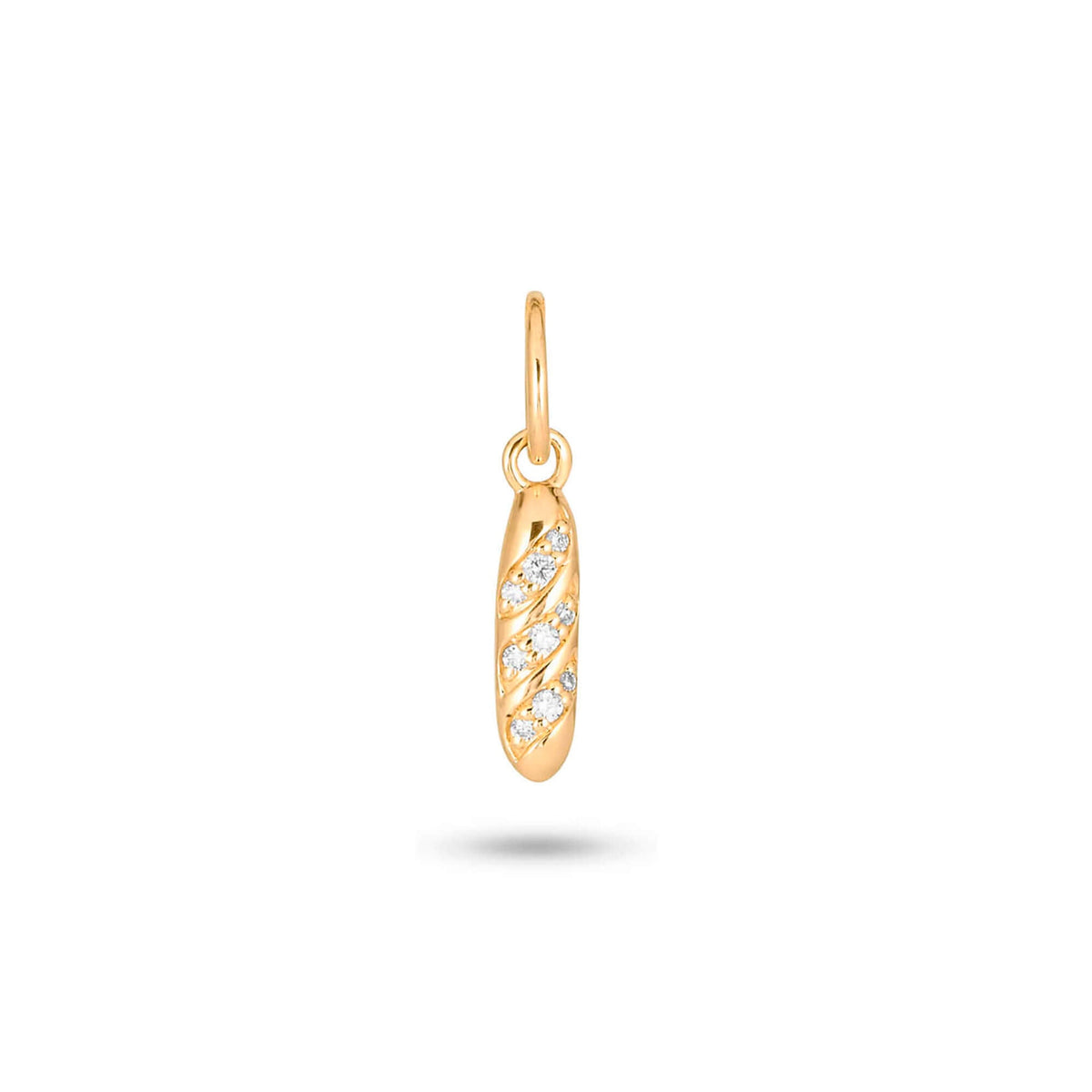 Stone &amp; Strand Diamond Baguette Charm front view