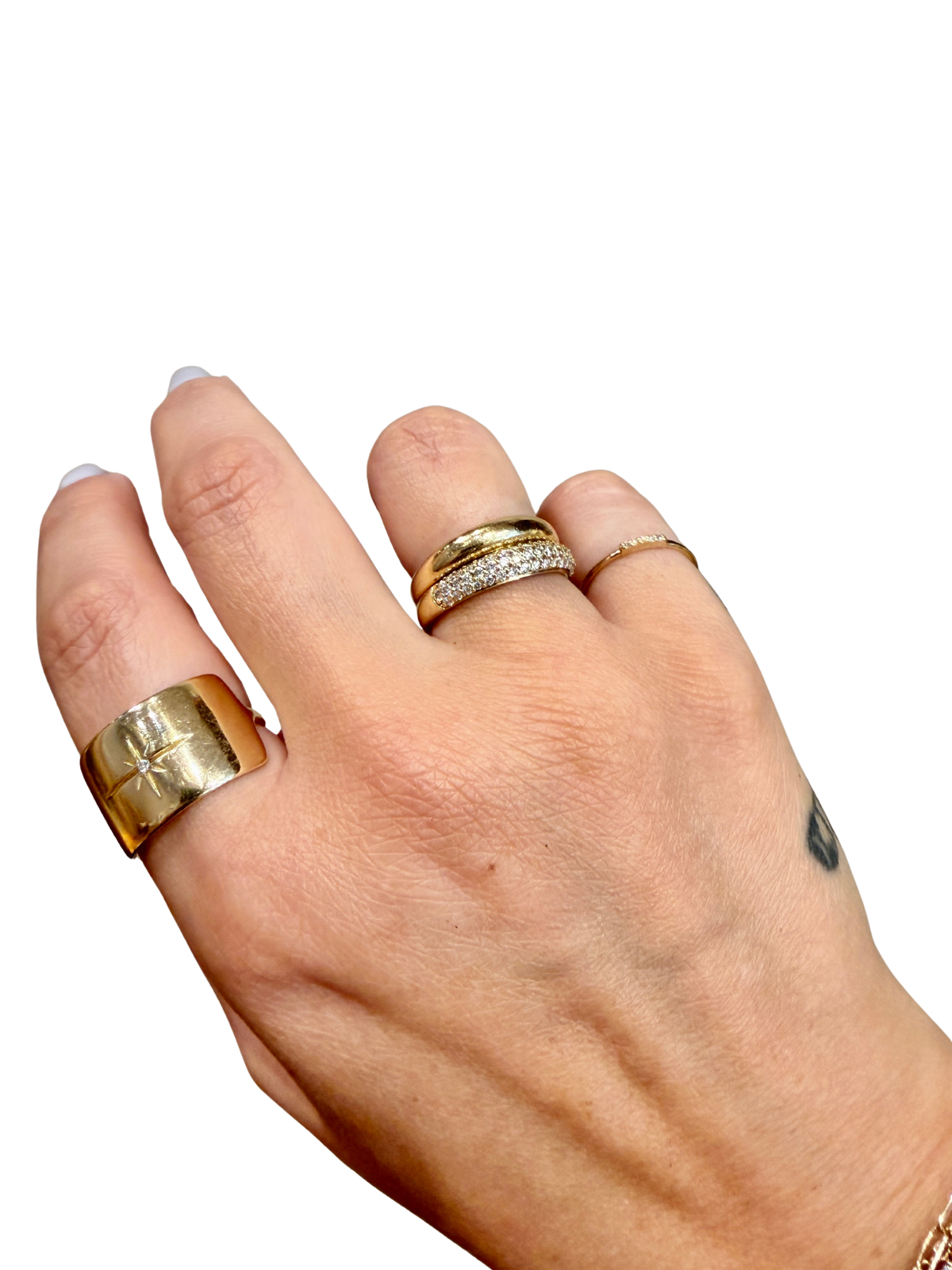 Diamond Dome Ring by Lane &amp; Kate, 14kt solid gold, 1/2ctw natural or lab grown diamonds, domed pavé band, polished finish