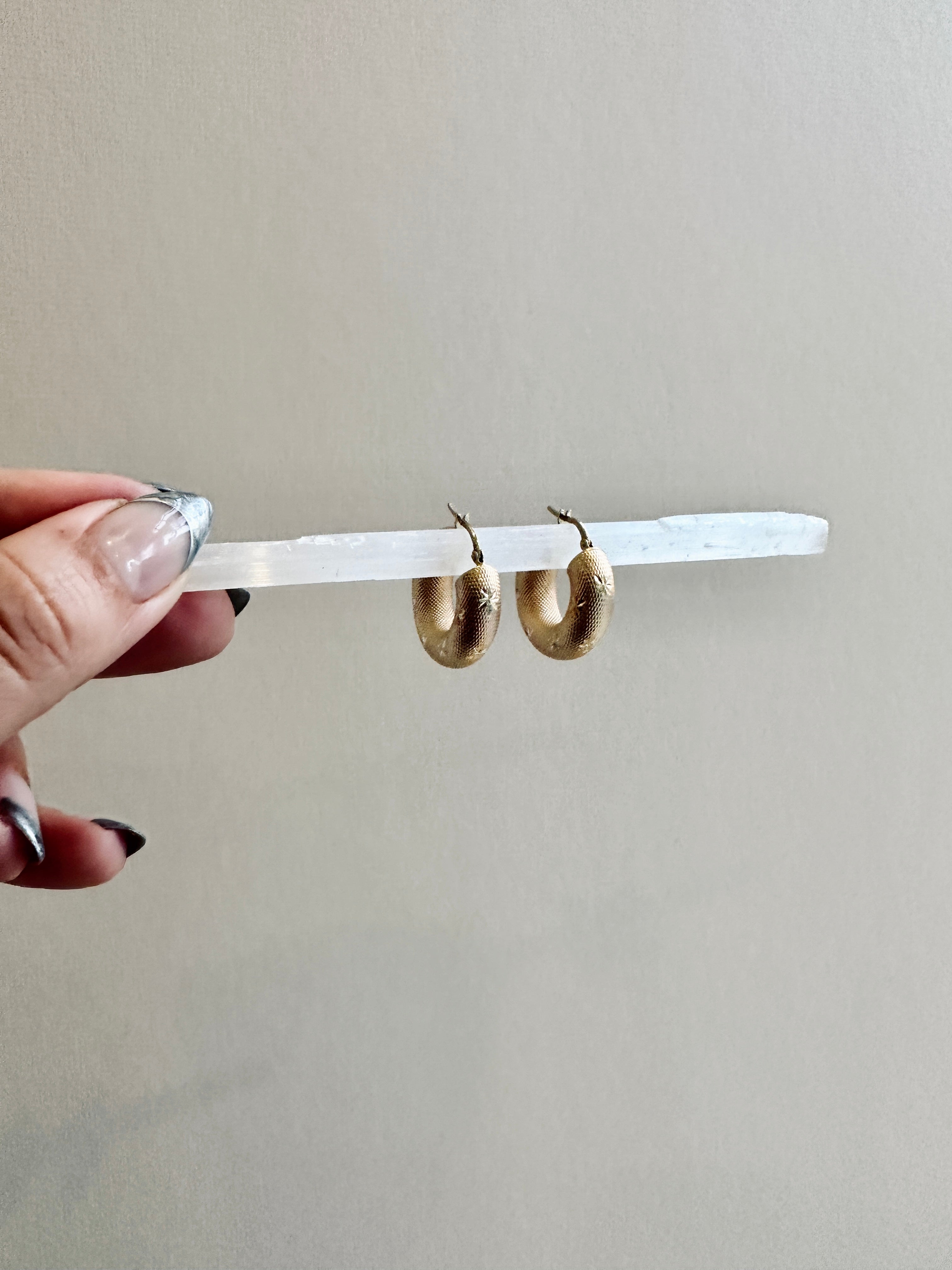 NIGHT SKY TEXTURE HOOPS