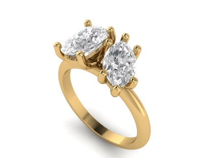 14kt Cushion Kindly Ones Engagement Ring