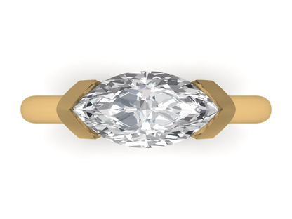 14kt Marquise Visions Engagement Ring