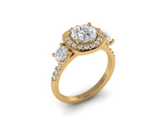 14kt Diamond Devotion Anniversary Ring // For Brett & Jennifer
