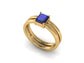 14kt Duo Sapphire Engagement Ring