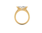 14kt Marquise Horizons Engagement Ring