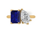14kt Sapphire Kindly Ones Engagement Ring