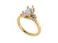 14kt Diamonds Gather Engagement Ring