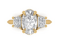 14kt Diamond Kindly Ones Engagement Ring
