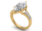 14kt Marquise Devotion Engagement Ring