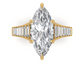 14kt Marquise Devotion Engagement Ring