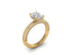 14kt Oval Diamond Devotion Engagement Ring