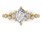 14kt Diamond Showers Engagement Ring