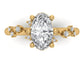 14kt Diamond Dew Engagement Ring