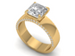 14kt Diamond Horizon Engagement Ring