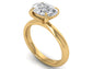 14kt Oval Diamond Horizons Engagement Ring