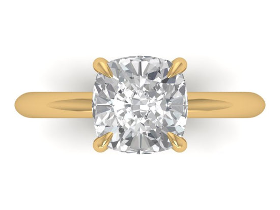 14kt Vintage Diamond Views Engagement Ring