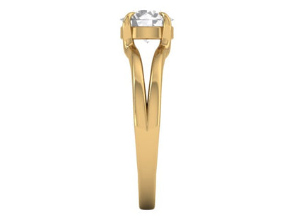 14kt Split Diamond Views Engagement Ring