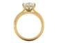 14kt Antique Diamond Frescoes Engagement Ring
