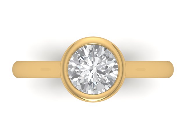14kt Modern Diamond Views Heirloom Setting // For Kiley