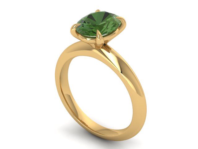 14kt Sapphire Views Engagement Ring