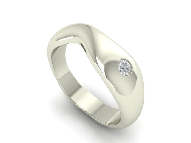 14kt Organic Domes of Gold Wedding Band // For Elizabeth