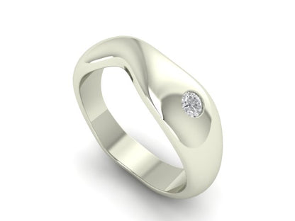 14kt Organic Domes of Gold Wedding Band // For Elizabeth