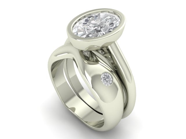 14kt Organic Domes of Gold Wedding Band // For Elizabeth