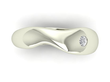 14kt Organic Domes of Gold Wedding Band // For Elizabeth