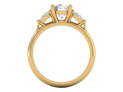 14kt Heirloom Golden Pomes Engagement Ring