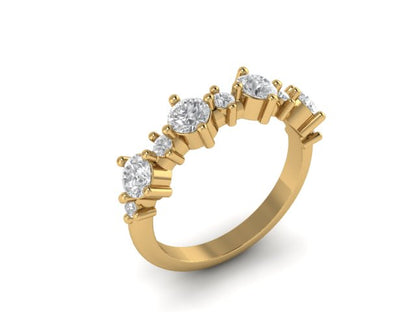 14kt XL Diamond Showers Band // For Max