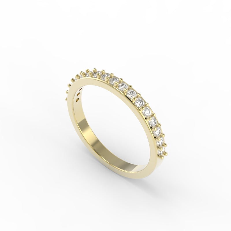 14kt Custom Diamond Potions Ring Set // For Kas