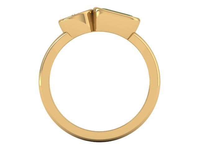 14kt Viridescent Kindly Ones Engagement Ring