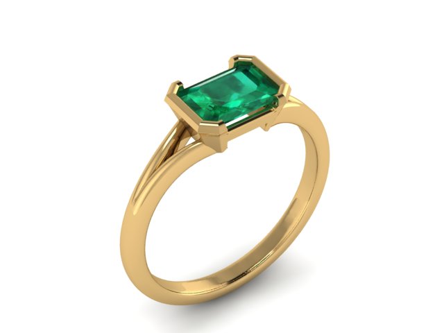 14kt Sapphire Horizons Engagement Ring