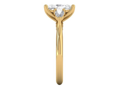 14kt Golden Shirin Engagement Ring