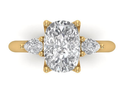 14kt Golden Shirin Engagement Ring
