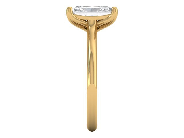14kt Scrolled Frescoes Engagement Ring