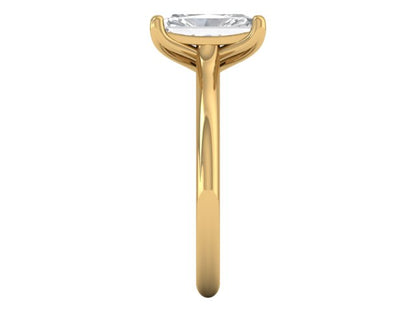 14kt Scrolled Frescoes Engagement Ring