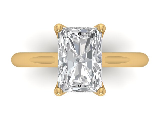 14kt Scrolled Frescoes Engagement Ring