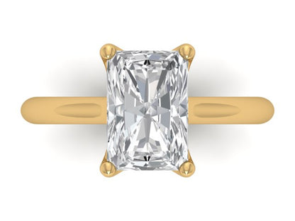 14kt Scrolled Frescoes Engagement Ring