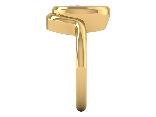 14kt Golden Embrace Engagement Ring