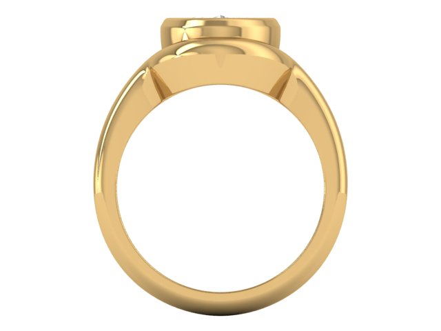 14kt Golden Embrace Engagement Ring