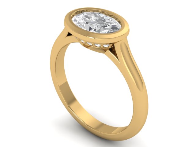 14kt Golden Oval Visions ReDesign // For Kerry