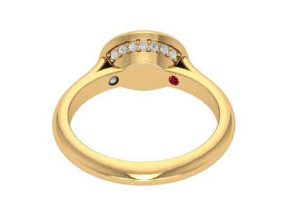 14kt Golden Oval Visions ReDesign // For Kerry