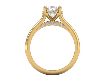 14kt Golden Sequence Engagement Ring