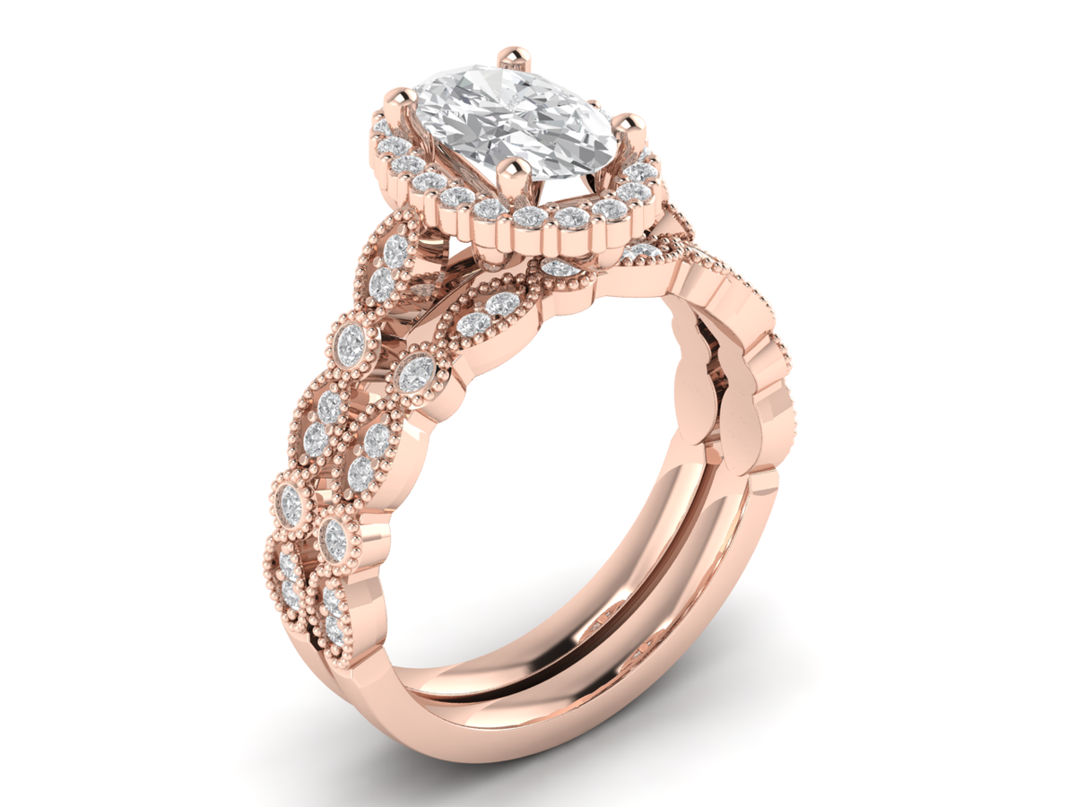 14kt Diamond Classic Contour // For Paul
