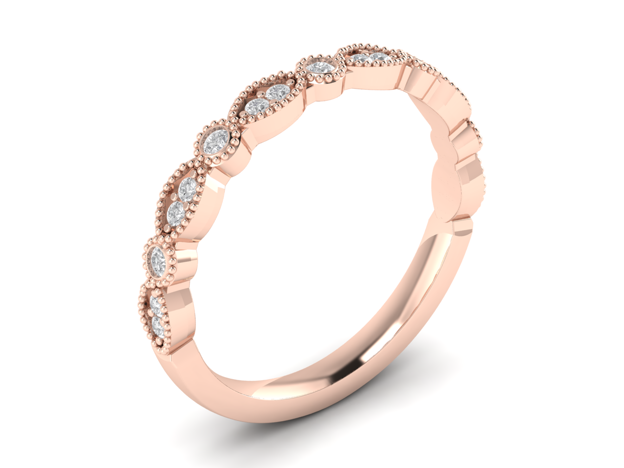 14kt Diamond Classic Contour // For Paul