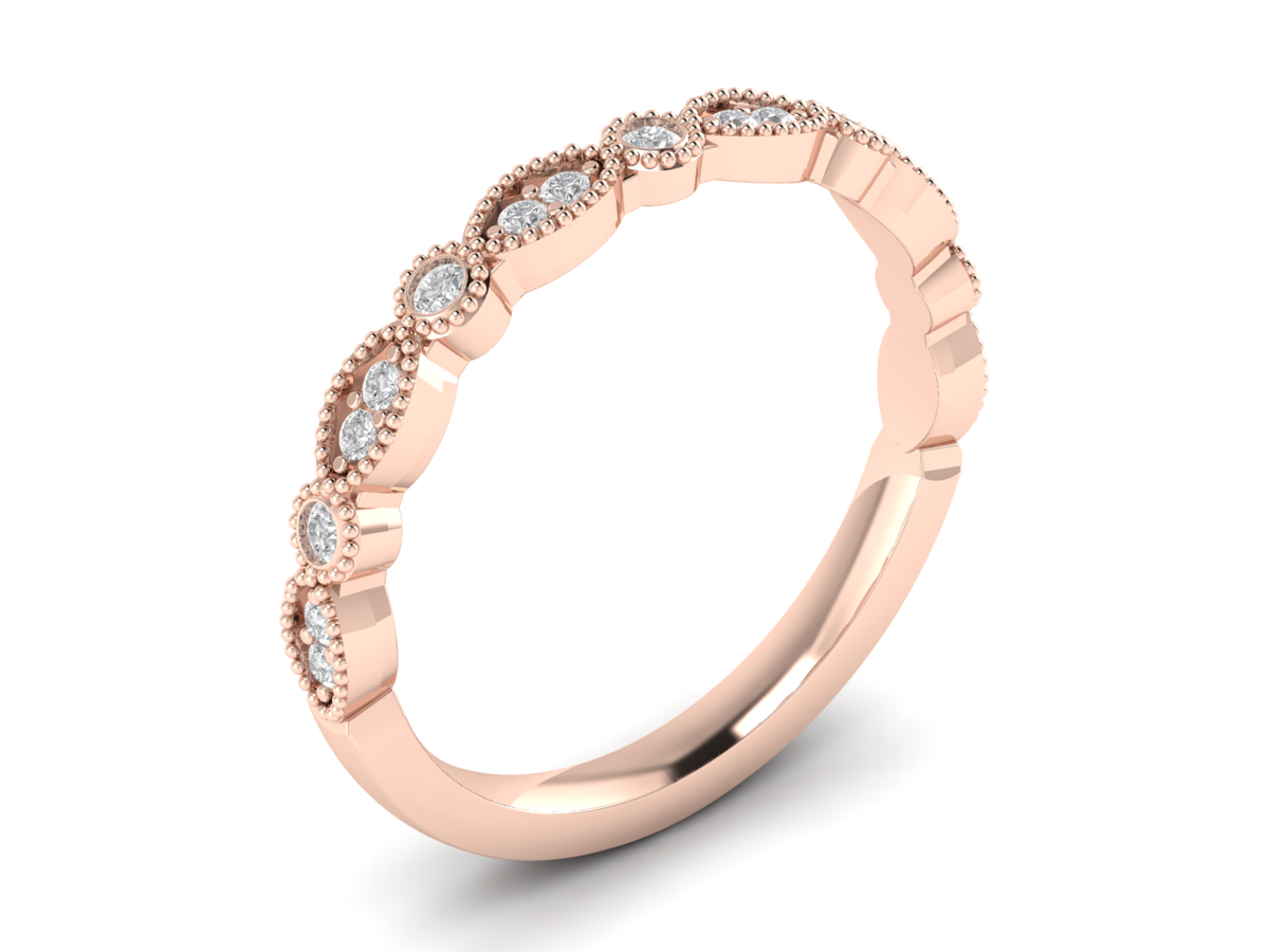 14kt Diamond Classic Contour // For Paul
