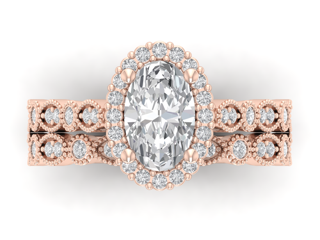 14kt Diamond Classic Contour // For Paul