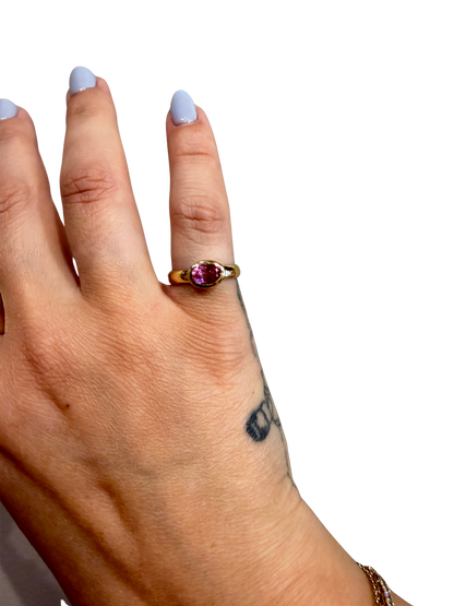 Magenta Gallant Ring by Stone &amp; Strand, another view
