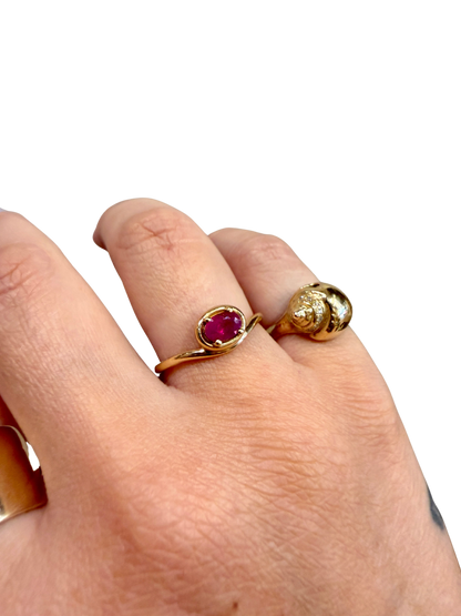 Ruby Bonbon Merge Ring by Stone &amp; Strand, another view